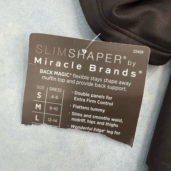 Slim Shaper by Miracle Brands Shaping Shorts S 4-6 - Picture 8 of 8